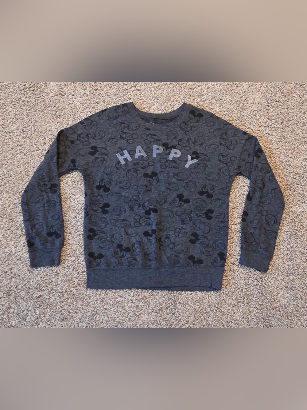 Women’s Size Small Disney Lightweight Mickey Sweatshirt